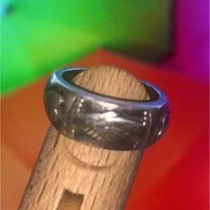 JAMES AVERY STERLING SILVER DOUBLE HEART FRIENDSHIP RING SIZE